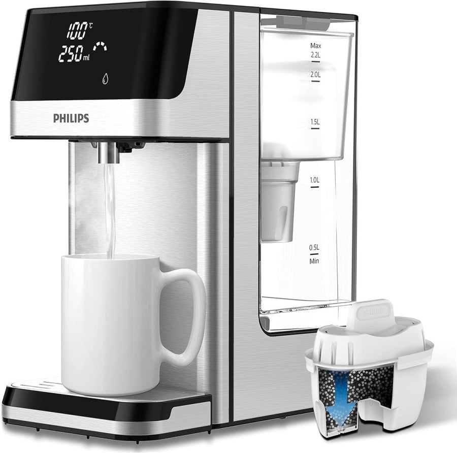 Instant Hot & Ambient Water Dispenser 2.2L | Filtered Touch Screen Control - Kwikley