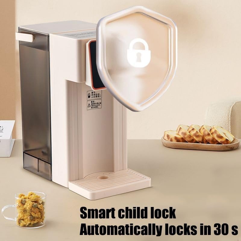 Instant Hot & Cold Water Dispenser 3L Touch Screen 6 Temp Settings Fast Heat - Kwikley