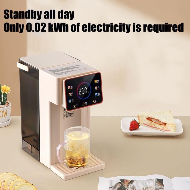 Instant Hot & Cold Water Dispenser 3L Touch Screen 6 Temp Settings Fast Heat - Kwikley