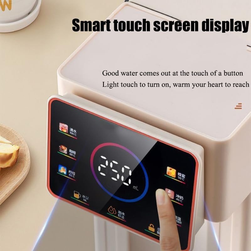 Instant Hot & Cold Water Dispenser 3L Touch Screen 6 Temp Settings Fast Heat - Kwikley