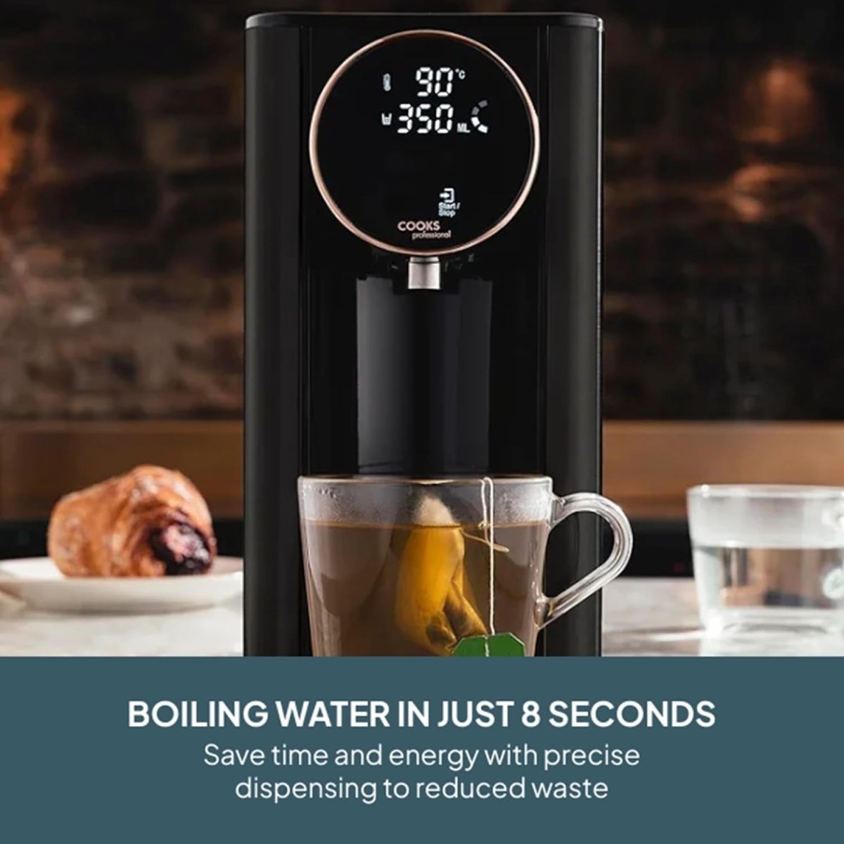 Instant Hot Water Dispenser 2600W 2.7L | Digital Touch Fast Boil - Kwikley