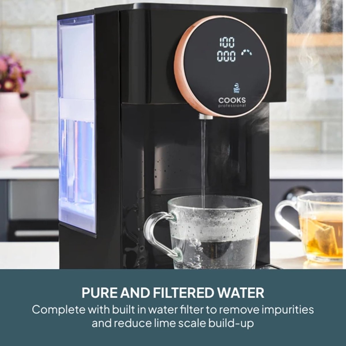 Instant Hot Water Dispenser 2600W 4L | Digital Touch Boil Filtered - Kwikley