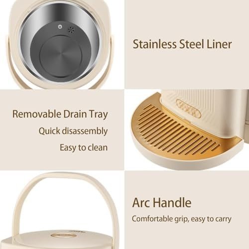 Instant Hot Water Dispenser 3.8L Touch Control 6 Temp Settings Overheat Safe - Kwikley