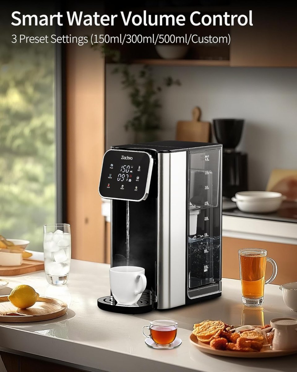 Instant Hot Water Dispenser 4L | 2200W Fast Heat Filtered Touch Control - Kwikley