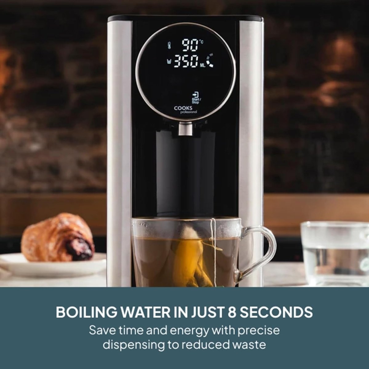 Instant Water Dispenser 2600W 2.7L | Digital Touch Fast Boil Filtered - Kwikley