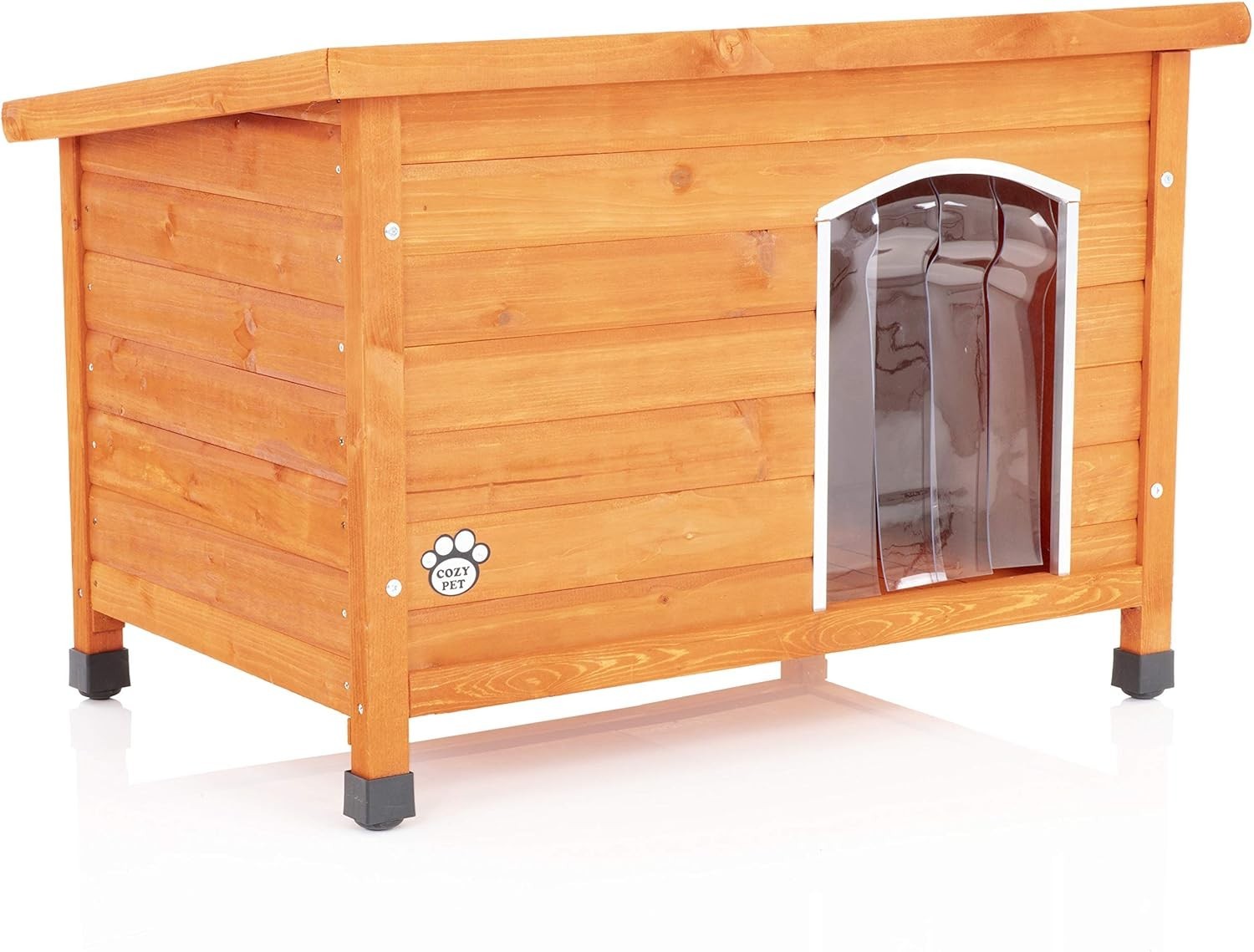 Insulated Dog House Outdoor Kennel Small | 86x57.5x58.5cm Weatherproof - Kwikley