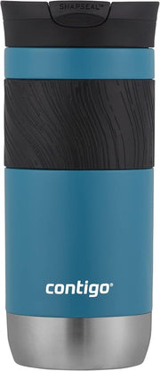 Insulated Travel Mug 470ml Juniper Blue Leakproof Coffee Cup - Kwikley