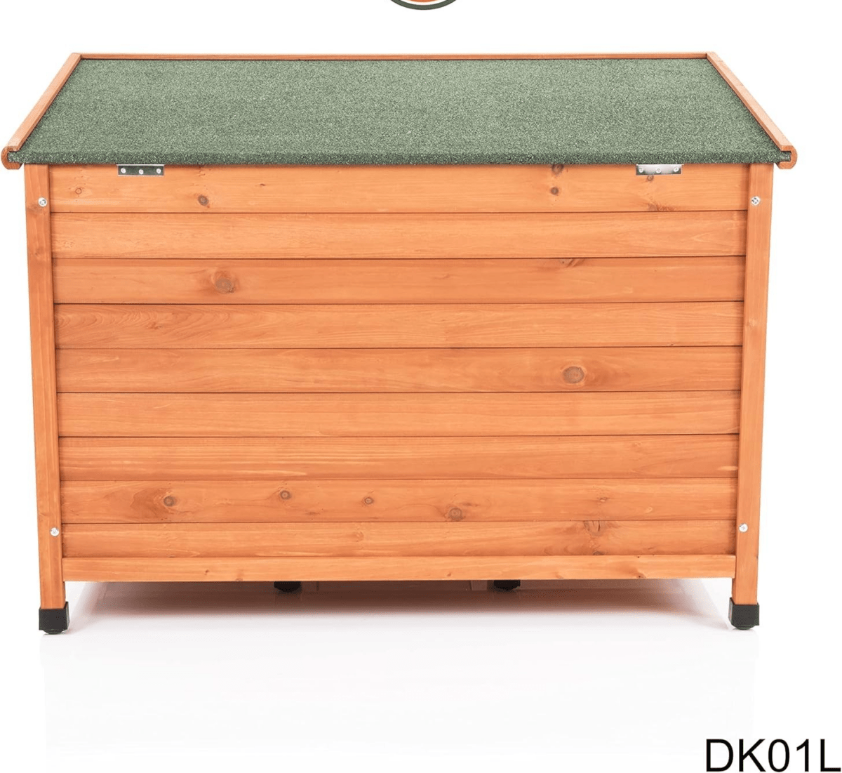 Insulated Wooden Dog Kennel Large | Weatherproof Pet House 113.5x76.5x82.5cm - Kwikley