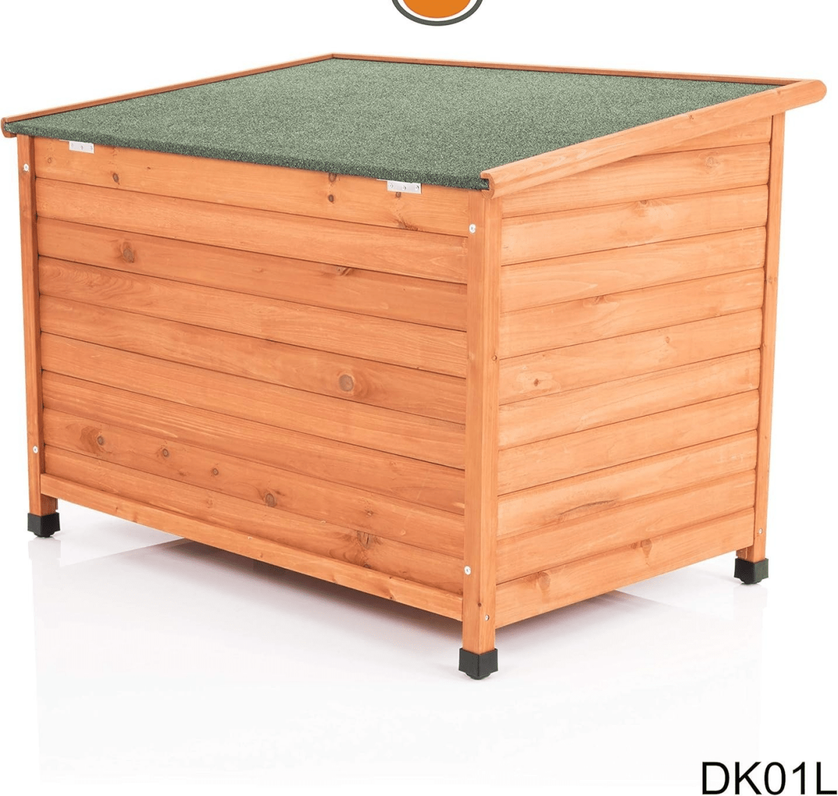 Insulated Wooden Dog Kennel Large | Weatherproof Pet House 113.5x76.5x82.5cm - Kwikley
