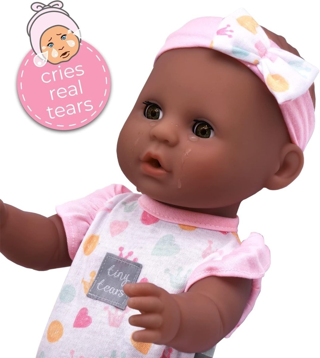 Interactive Baby Doll 38cm Crying Wetting w Potty Bottle Nurture Toy - Kwikley