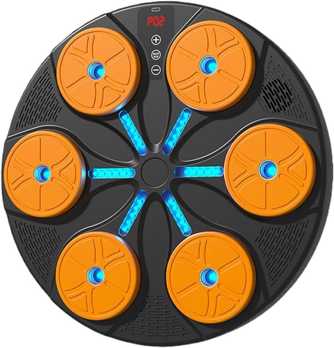 Interactive Music Boxing Wall Target RGB LED 8 Mode Home Fitness Trainer - Kwikley