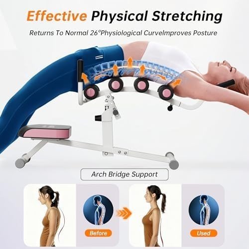 Inversion Table 350lb Steel Frame Back Pain Relief Therapy - Kwikley