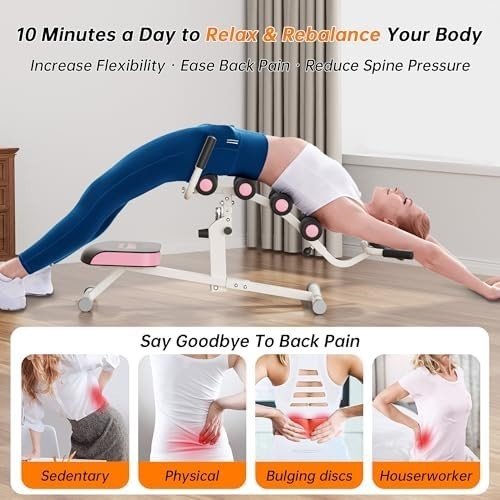Inversion Table 350lb Steel Frame Back Pain Relief Therapy - Kwikley