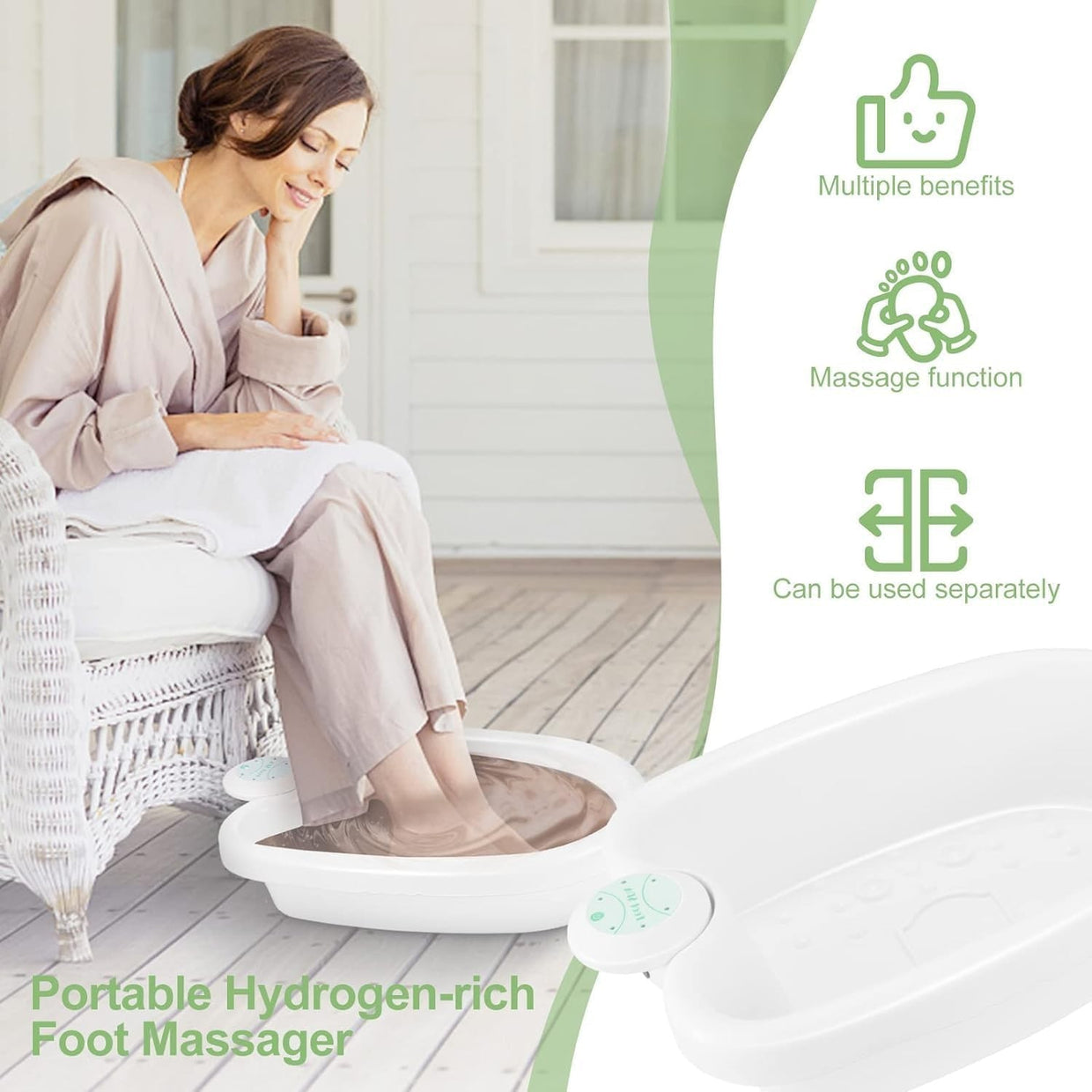 Ionic Detox Foot Bath Spa Machine Home Cleanse Relaxation Family Use - Kwikley
