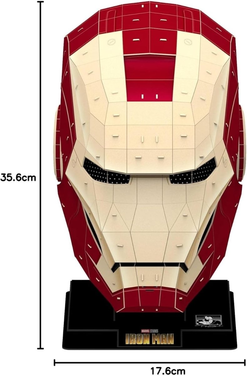 Iron Man Helmet 3D Puzzle Marvel Superhero Model Building Kit Gift - Kwikley