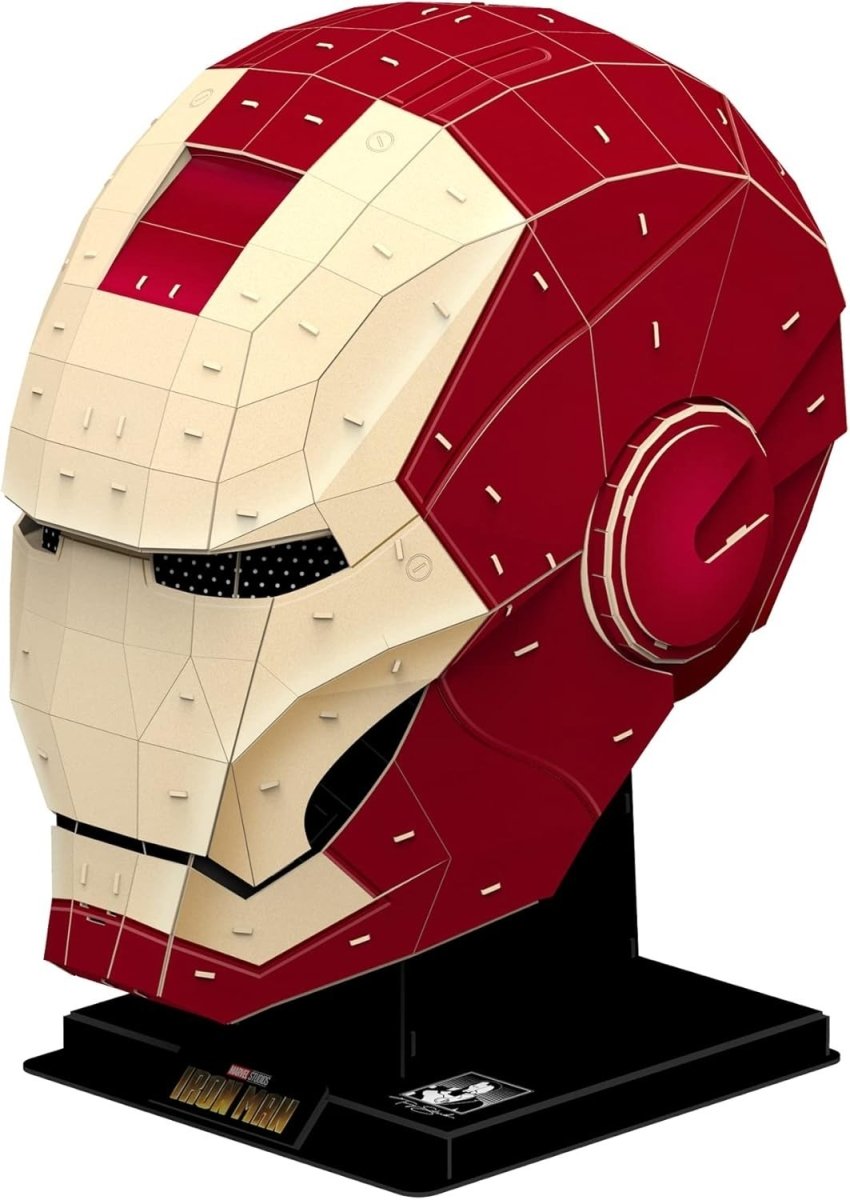 Iron Man Helmet 3D Puzzle Marvel Superhero Model Building Kit Gift - Kwikley