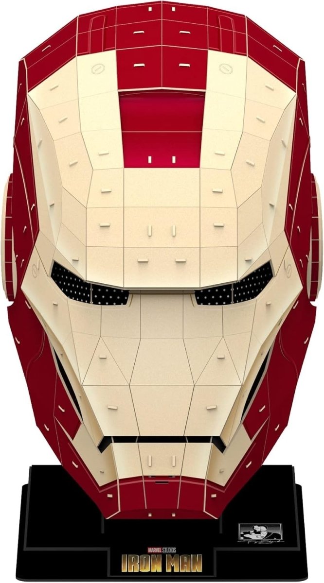Iron Man Helmet 3D Puzzle Marvel Superhero Model Building Kit Gift - Kwikley