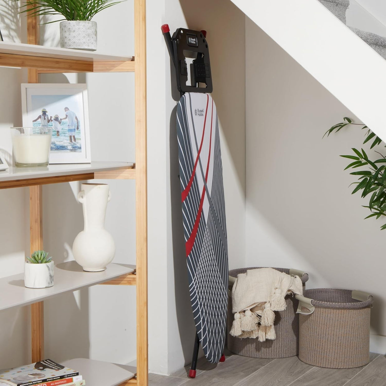 Ironing Board 115x36cm Adjustable Height Foldable Non Slip Iron Rest - Kwikley