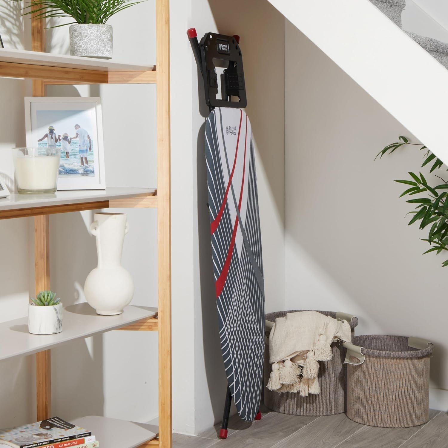 Ironing Board 115x36cm Adjustable Height Foldable Non Slip Iron Rest - Kwikley