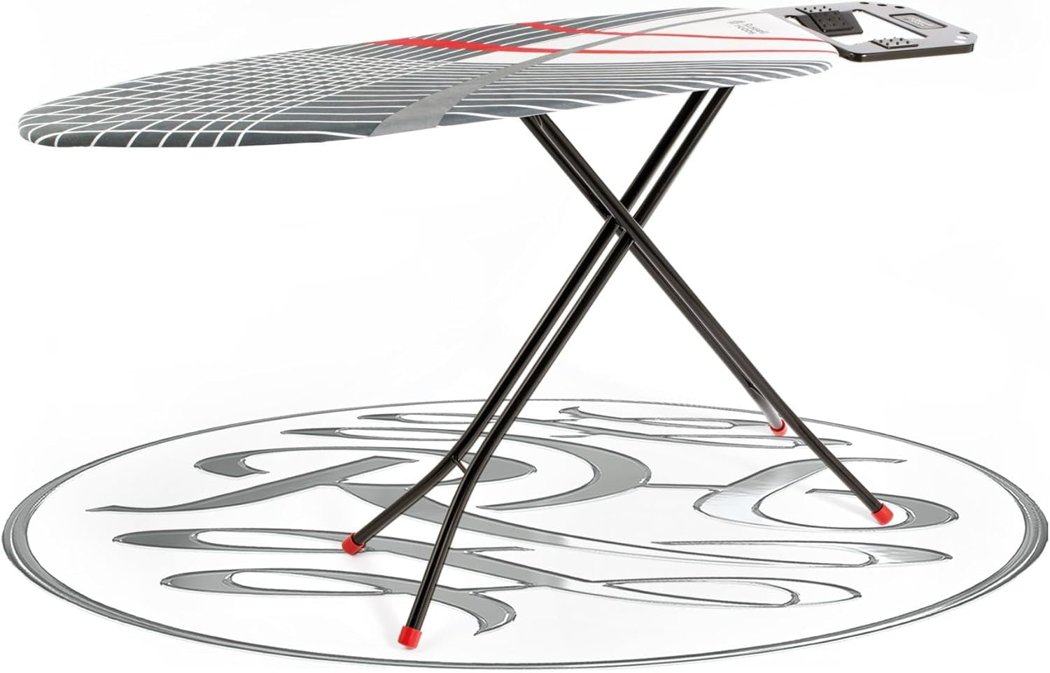 Ironing Board 115x36cm Adjustable Height Foldable Non Slip Iron Rest - Kwikley