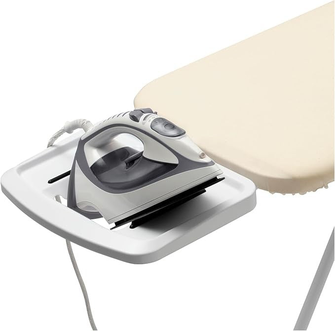 Ironing Board 124x38cm Adjustable Height Anti Wobble Steam Iron Rest - Kwikley