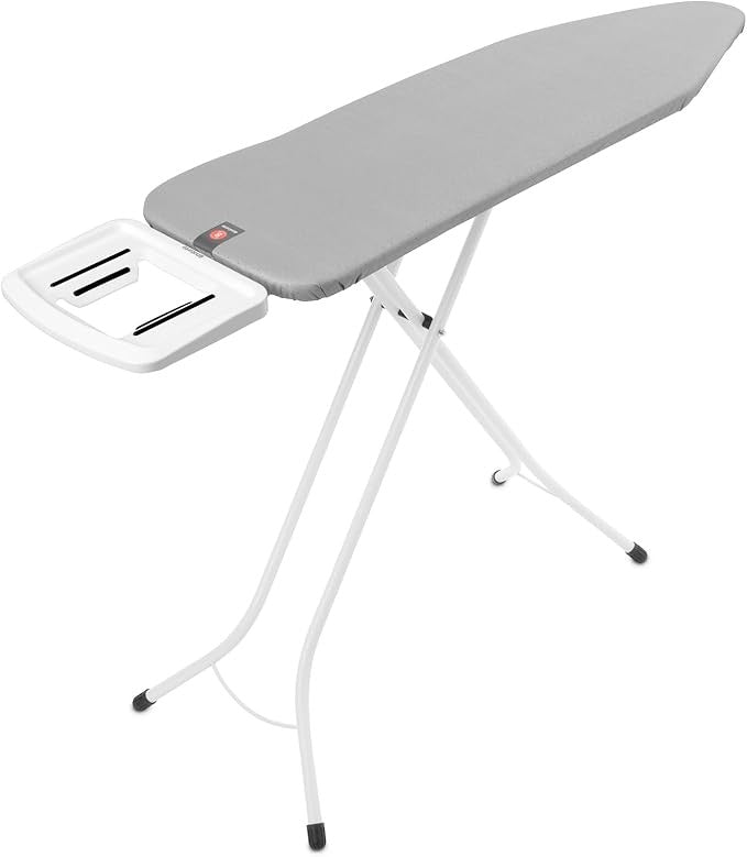 Ironing Board 124x38cm Adjustable Height Anti Wobble Steam Iron Rest - Kwikley