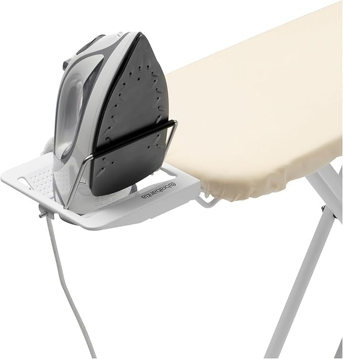 Ironing Board 124x38cm Adjustable Height Foldable Steam Iron Rest - Kwikley