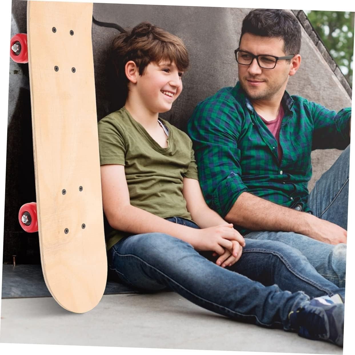 Kids DIY Graffiti Skateboard 43cm PVC Double - Kick Deck Outdoor Fun - Kwikley