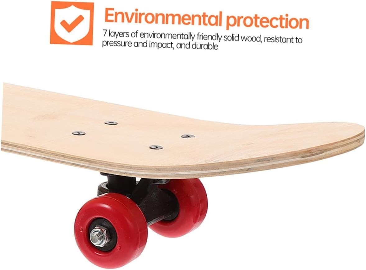Kids DIY Graffiti Skateboard 43cm PVC Double - Kick Deck Outdoor Fun - Kwikley