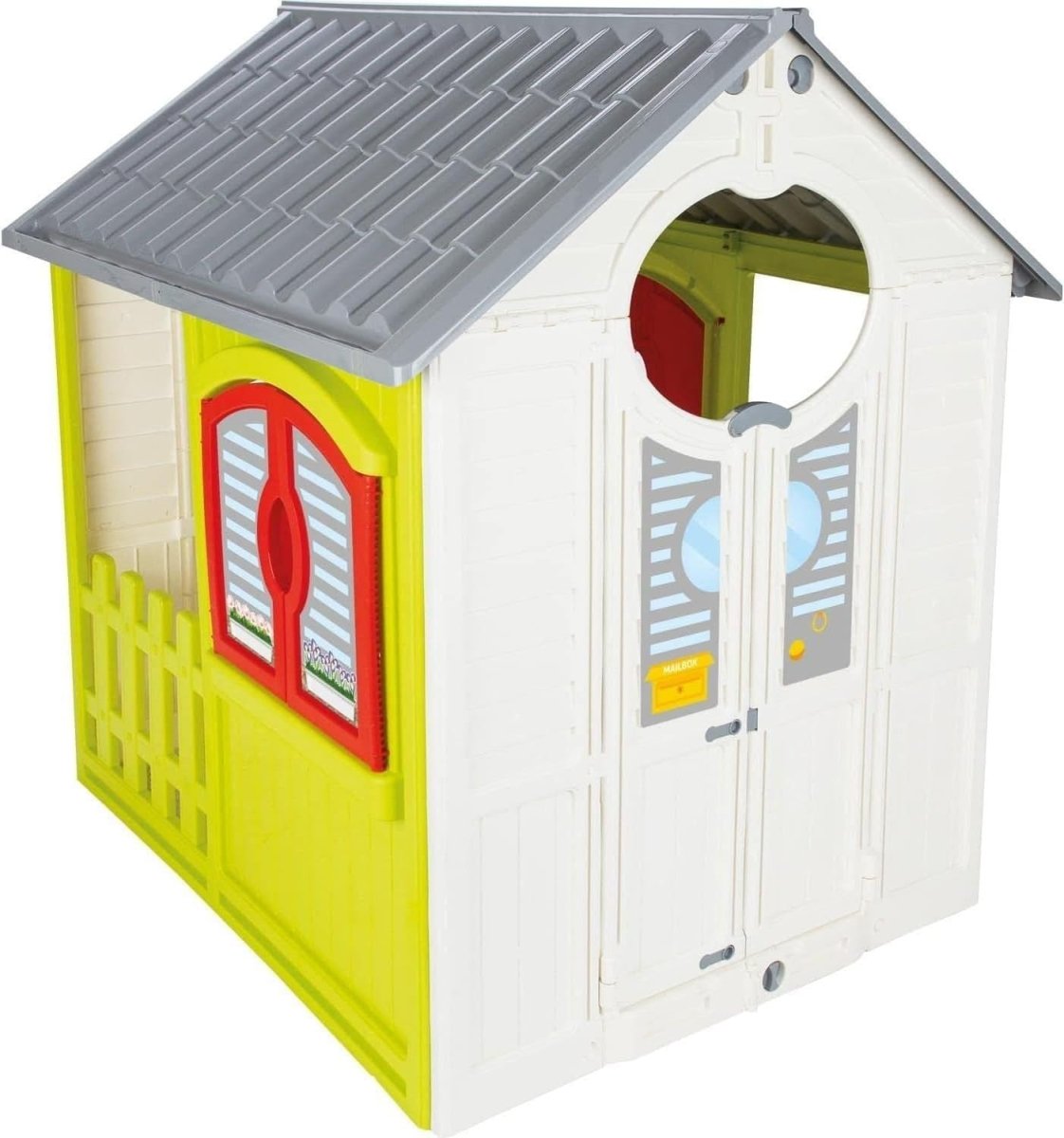 Kids Foldable Plastic Playhouse Garden Cottage Indoor Outdoor Toy - Kwikley