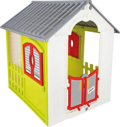 Kids Foldable Plastic Playhouse Garden Cottage Indoor Outdoor Toy - Kwikley