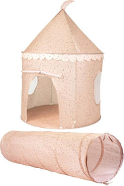 Kids Pop Up Play Tent and Tunnel Indoor Outdoor Play Den Set - Kwikley