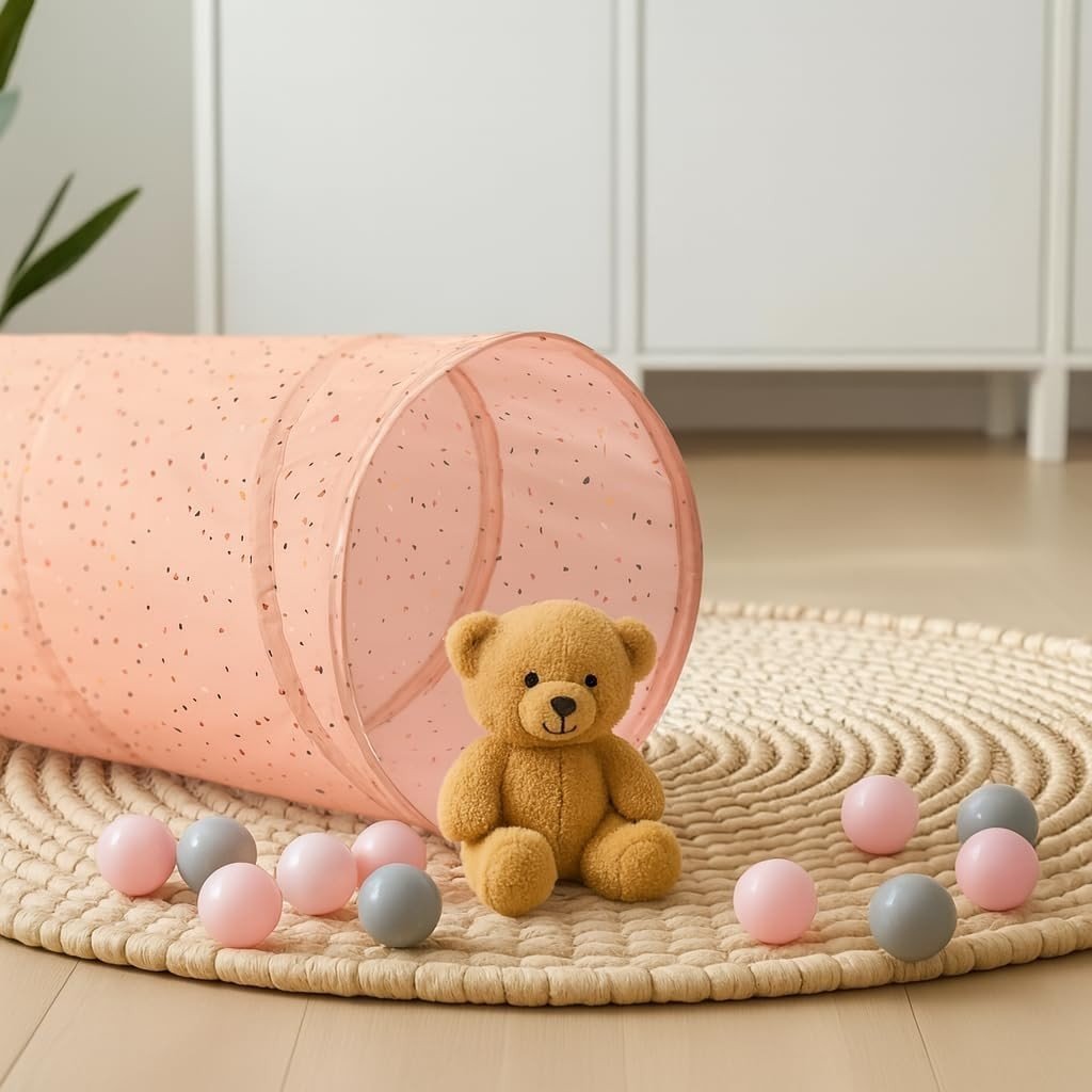 Kids Pop Up Play Tent and Tunnel Indoor Outdoor Play Den Set - Kwikley
