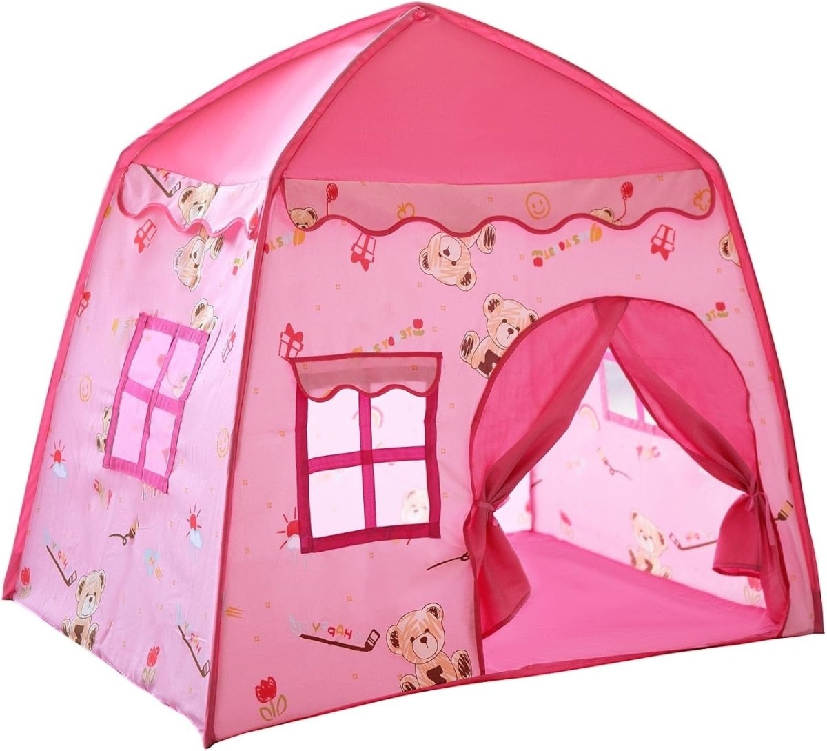 Kids Pop Up Play Tent Dome Castle Easy Setup Indoor Outdoor - Kwikley