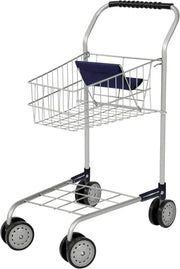 Kids Shopping Trolley Toy Supermarket Cart With Swivel Wheels - Kwikley