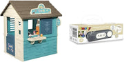 Kids Sweet Shop Playhouse Plastic Outdoor Indoor w Accessories Doorbell - Kwikley