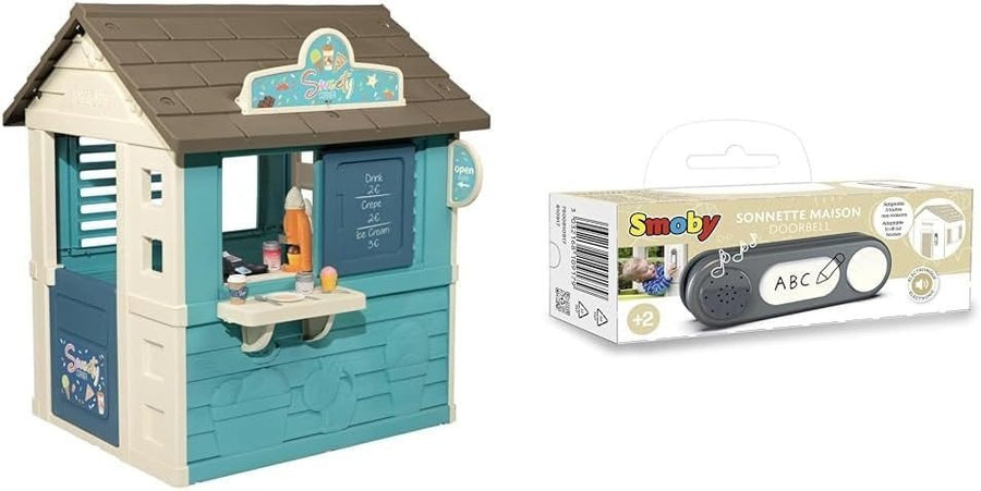 Kids Sweet Shop Playhouse Plastic Outdoor Indoor w Accessories Doorbell - Kwikley