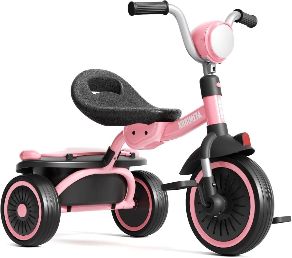 Kids Tricycle Foldable Toddler Trike Balance Bike w Basket 1-5 Years - Kwikley