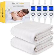 King Electric Heated Underblanket 150x200cm Dual Control 9 Heat Washable - Kwikley