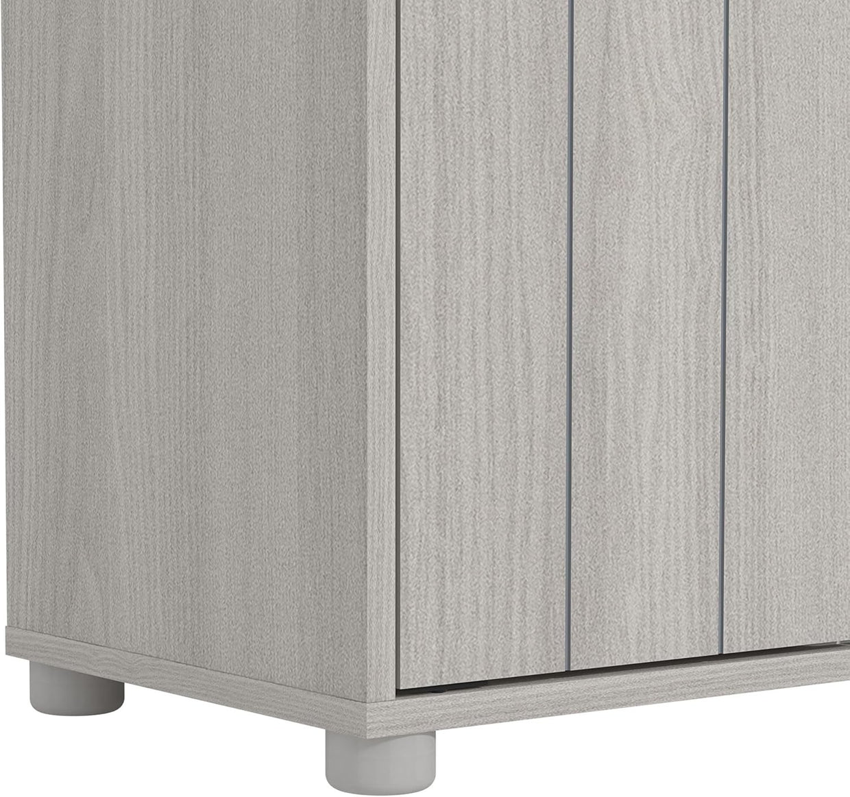 Large 12 - Pair Shoe Cabinet, Durable Wood Storage with Dust - Free Elevated Design - Kwikley