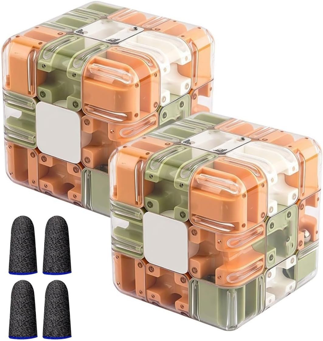 Large 3D Labyrinth Maze Cube Brain Teaser Fidget Anxiety Relief Toy - Kwikley