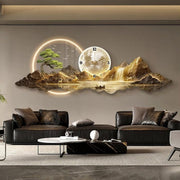 Large 3D LED Wall Art Sculpture Feng Shui Landscape Wall Lamp - Kwikley