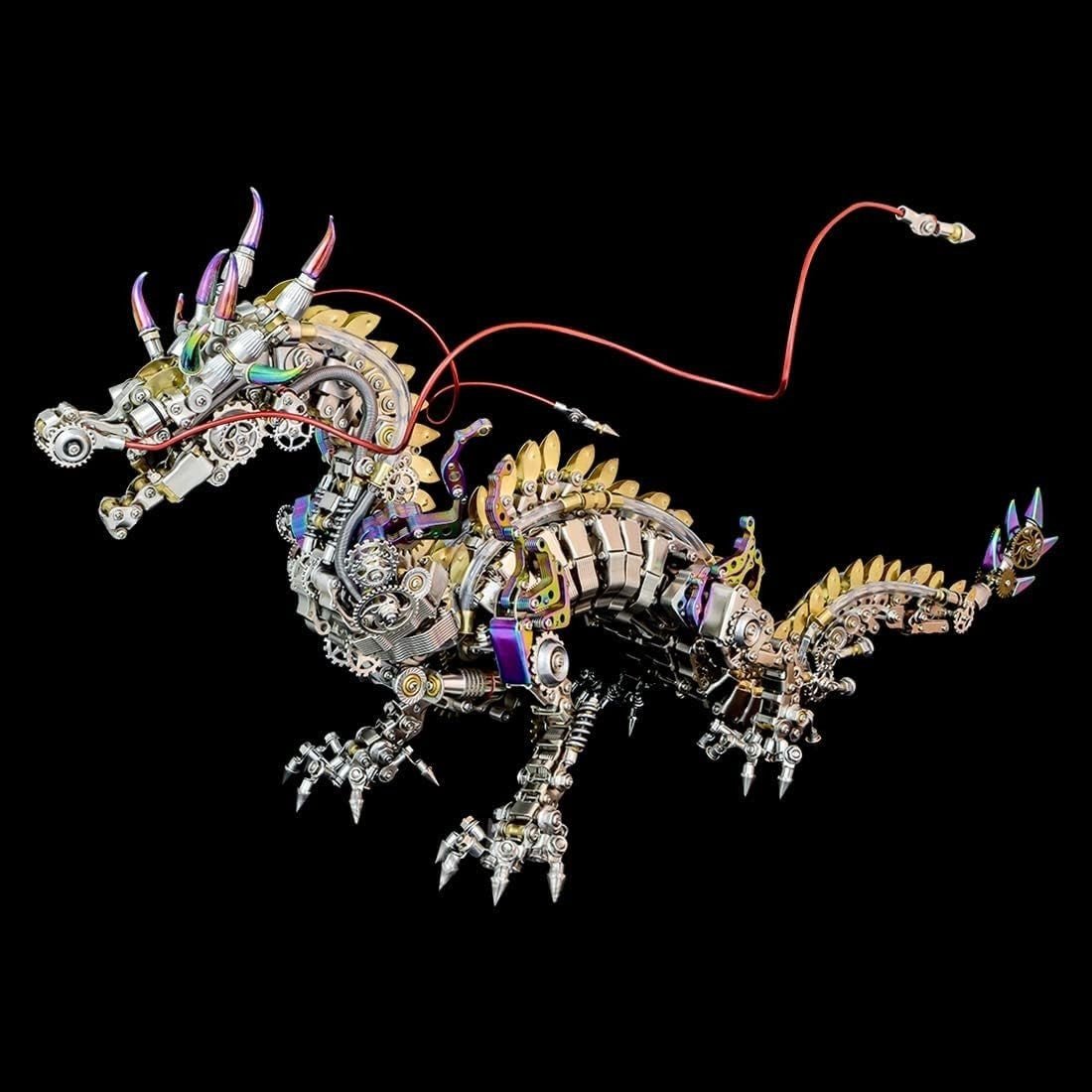 Large 3D Metal Dragon Puzzle 2030PCS Steampunk DIY Model Kit Decor - Kwikley