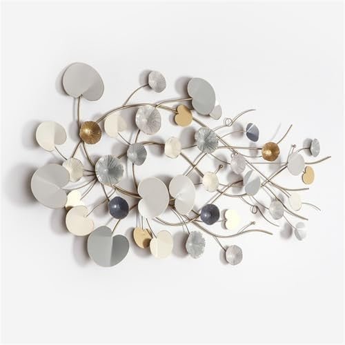 Large 3D Metal Flower Wall Art 125cm Modern Luxury Decor - Kwikley
