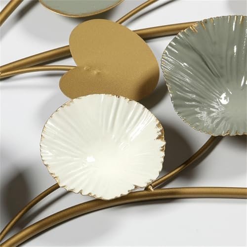 Large 3D Metal Flower Wall Art 125cm Modern Luxury Decor - Kwikley