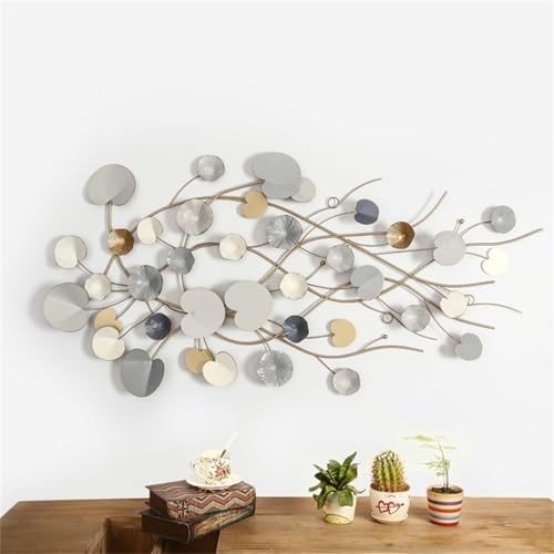 Large 3D Metal Flower Wall Art 125cm Modern Luxury Decor - Kwikley