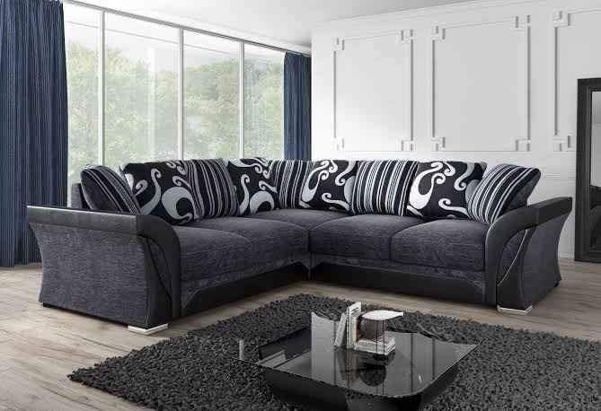 Large 5 Seater L - Shaped Sofa Couch – Dual Arm, Durable, Washable Cushions - Kwikley