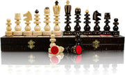 Large 59cm Wooden Chess Set | Handcrafted Roman Board & Pieces | Luxury Gift Set - Kwikley