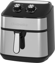 Large 9L Family Air Fryer 1600W Oil Free Healthy Cooker Timer Steel - Kwikley