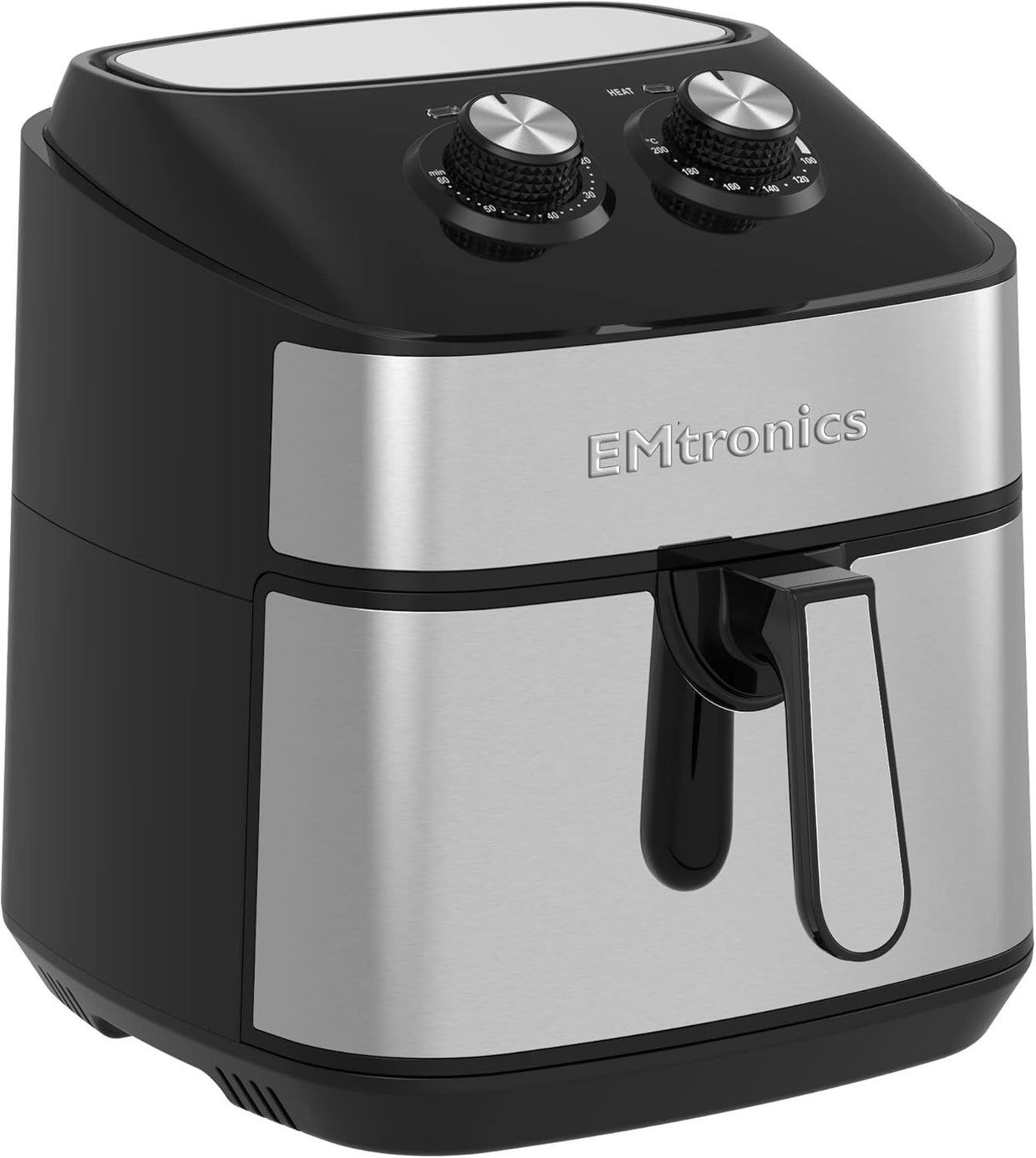 Large 9L Family Air Fryer 1600W Oil Free Healthy Cooker Timer Steel - Kwikley